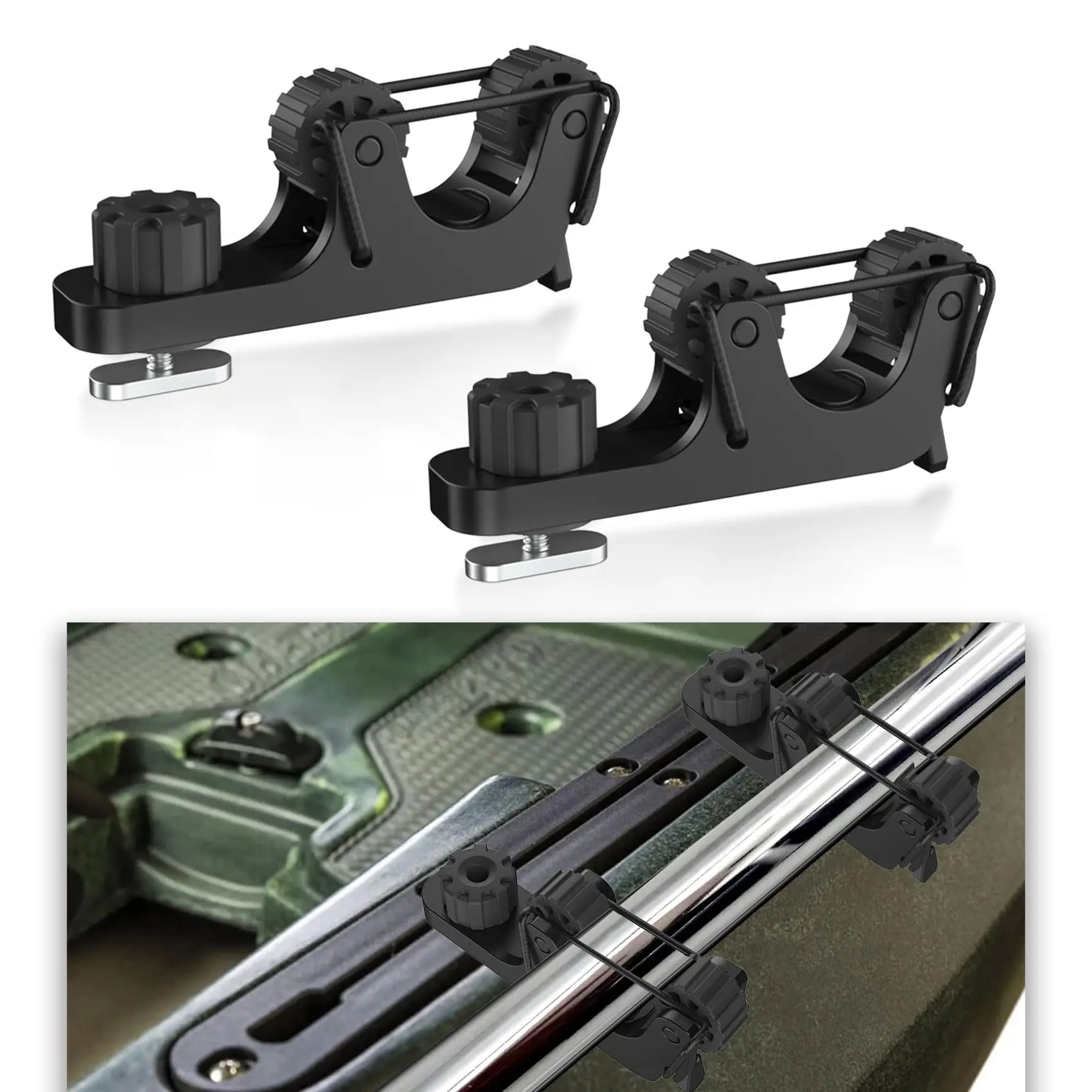 Fishing Kayak Cart - Soporte para remo de kayak, clip