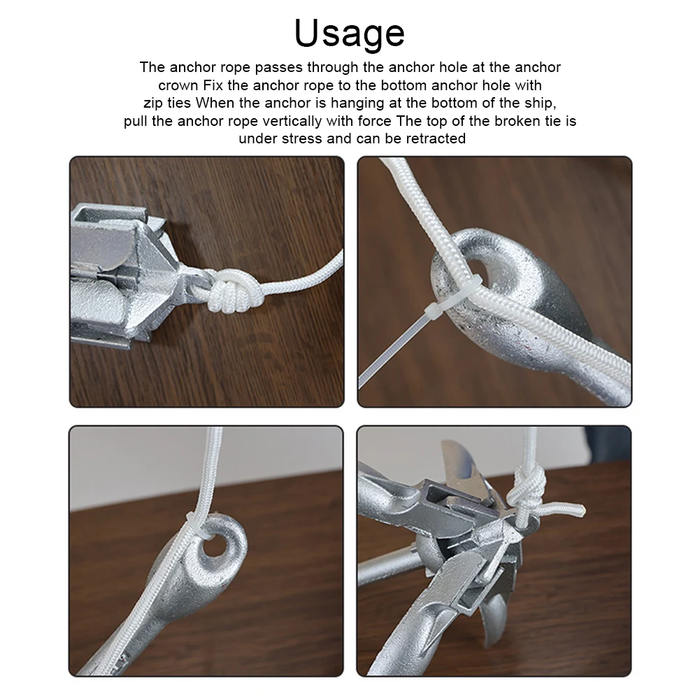 Ancla plegable de acero inoxid - Fishing Kayak Rod Holder reseña y precio